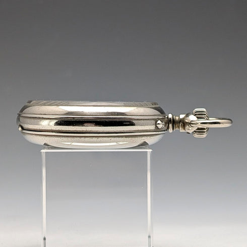 約 1908 年古董浪琴懷錶,開放式,直徑 55 毫米,運作良好